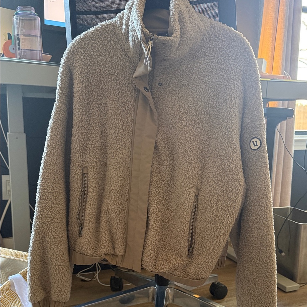 Vuori Tan Sherpa Bomber Jacket